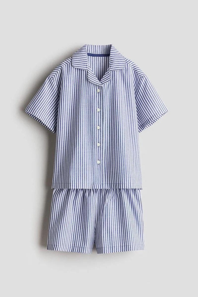 H&M Cotton poplin pyjamas