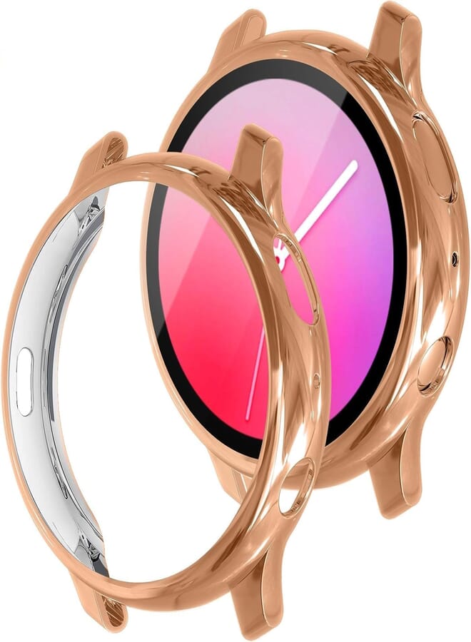 Next Next store Compatible with Samsung Galaxy Watch Active 2 44mm Full Coverage Soft TPU Case Cover 