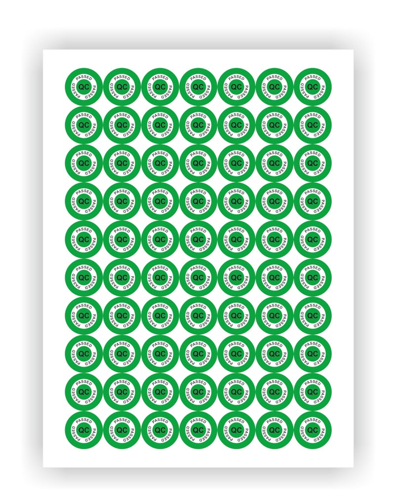 Kelenate® (QC Passed - Green) 560 Pieces Stickers, 20 mm Round Vinyl Labels, Small Size for Business or Personal Use, Self-Adhesive - Image 5