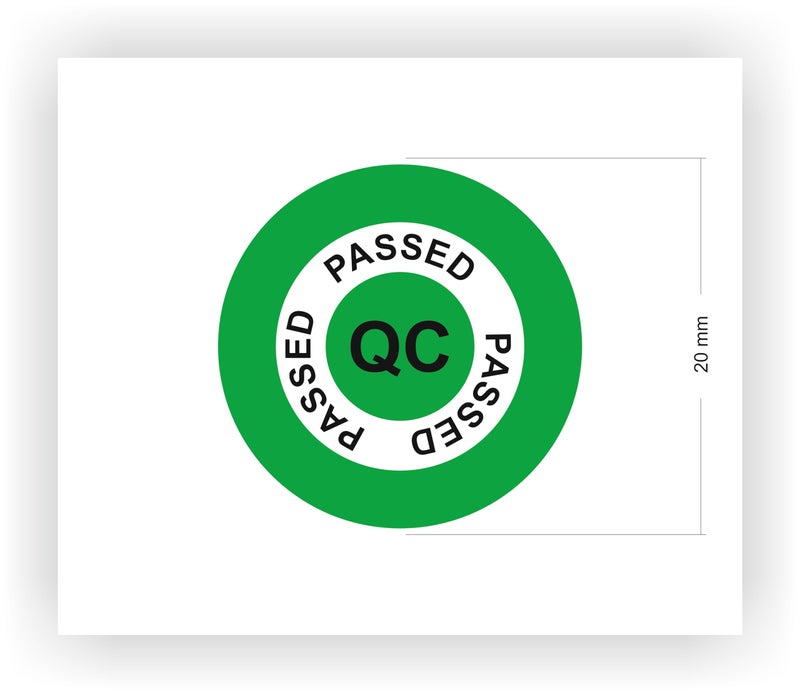 Kelenate® (QC Passed - Green) 560 Pieces Stickers, 20 mm Round Vinyl Labels, Small Size for Business or Personal Use, Self-Adhesive - Image 2
