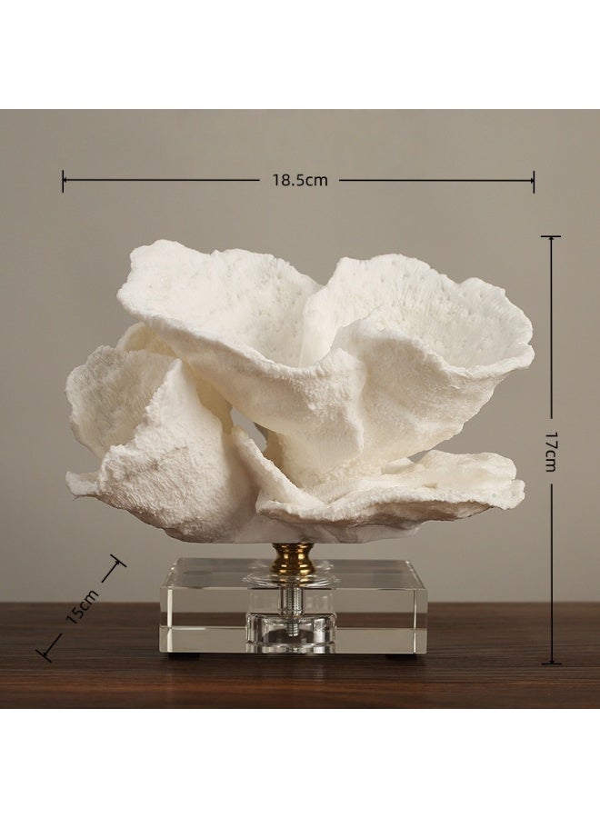 Artificial Resin Coral Decor | Realistic Faux Coral Ornament | Coastal Style Home & Office Decoration - Image 2