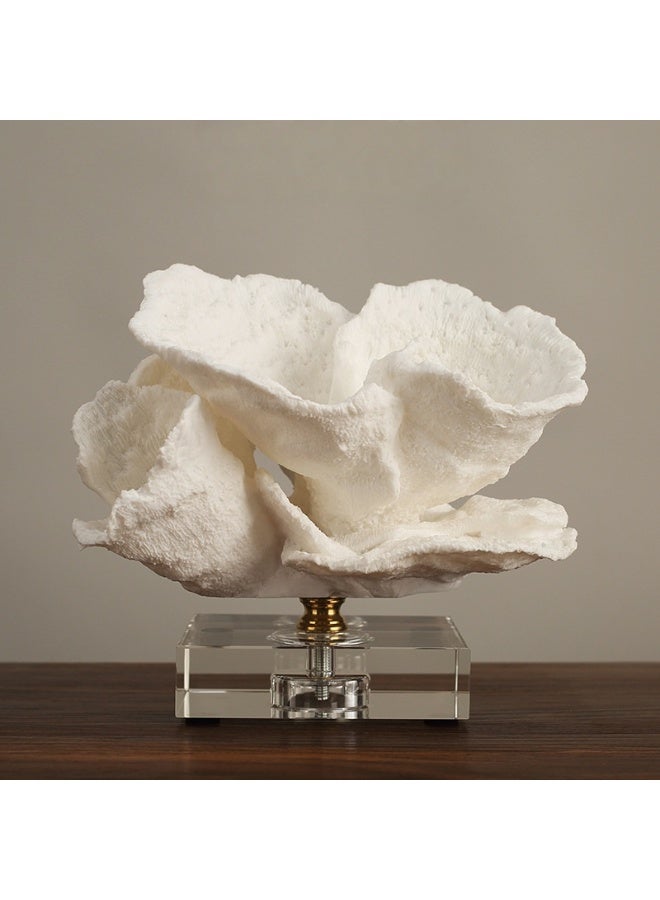 Artificial Resin Coral Decor | Realistic Faux Coral Ornament | Coastal Style Home & Office Decoration - Image 1