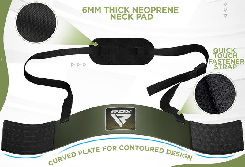 Rdx Arm Blaster Biceps Triceps, 23” Aluminum Fitness Curl Support Isolator, Weightlifting Muscle Gains Big Arms Extension Builder, Adjustable 42” Strap, 6MM Neck Pad, Curved Design, Thick Padding - Image 2