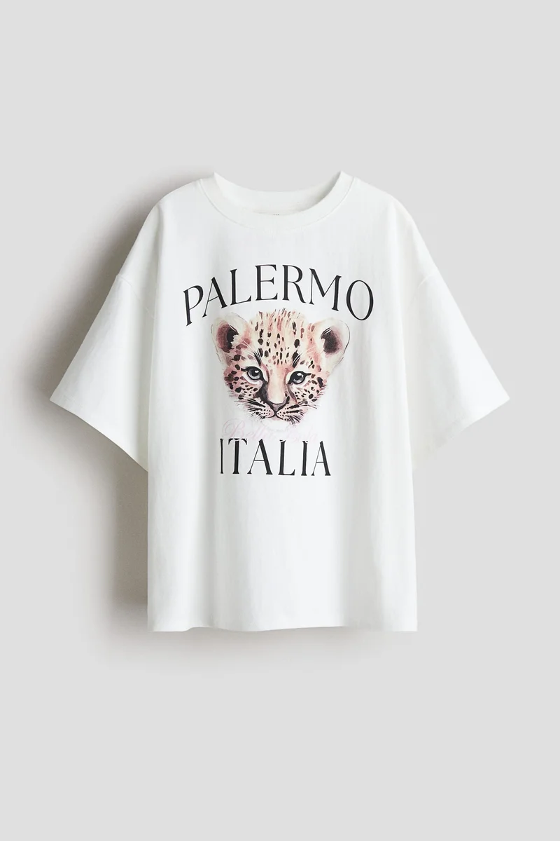 H&M Oversized cotton T-shirt