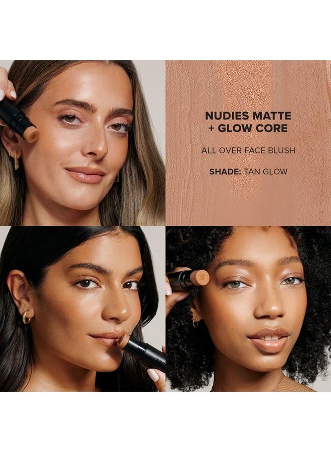 NUDESTIX Nudies Matte + Glow Core All Over Face Blush Color - Tan Glow - Image 2
