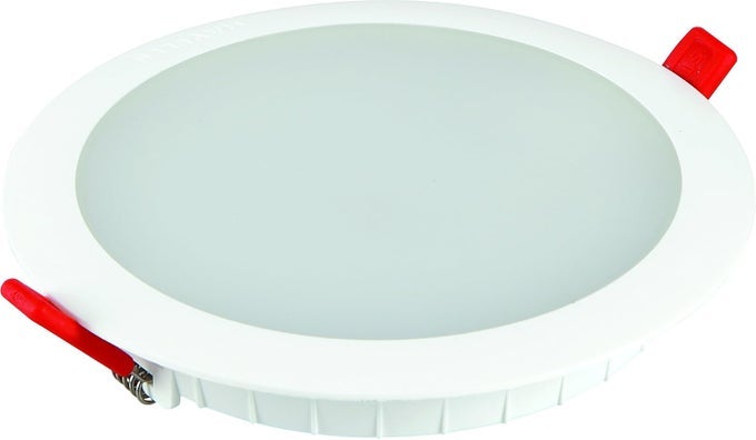 TRIM NXT 5W LED ROUND DOWNLIGHTERNEUTRAL WHITE ENERGY EFFICIENT ULTRA BRIGHT LIGHTSUITED FOR LOW CEILING PREMIUM AND COMPACT DESIGNUPTO 3KV SURGE PROTECTIONANTI GLAREPACK OF 1