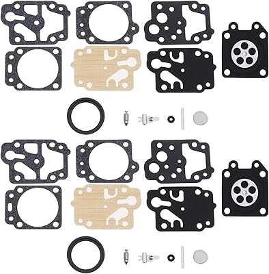 Create idea Create idea 2 Sets Carburettor Diaphragm Repair Kit Compatible with Walbro WYJ Series Compatible with HONDA GX25 GX35  - Image 1