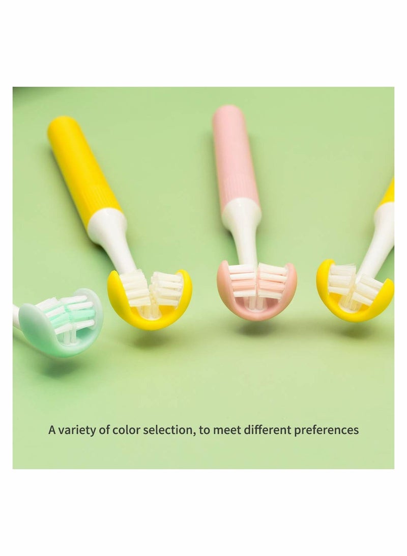 SOLARAE 3D Soft Toothbrush Set for Adults and Kids - 3 Count Manual Toothbrushes for Effective Oral Care, Gently Protects Teeth and Gums, Ideal for Family Use. - Image 3