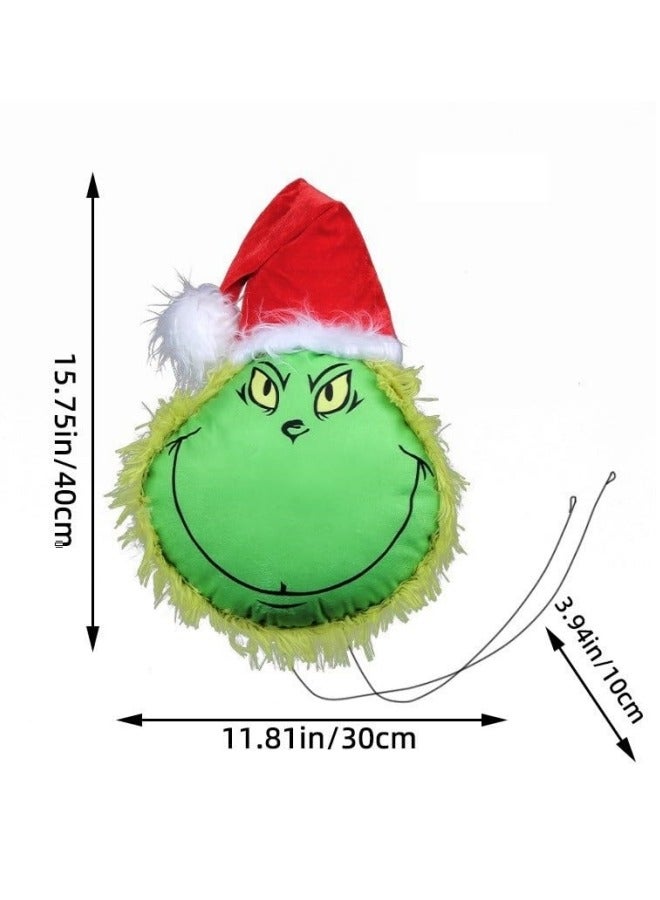 CCOVERY Elf Body Tree Decoration Green Elf Plush Head Hand and Legs DIY Xmas Tree Decor Home Party Supplies Elf Stuffed Toy - Image 4