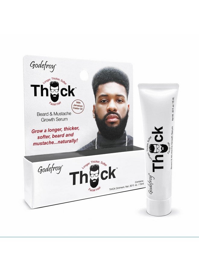 Godefroy Thick Beard And Mustache Serum For Ethnic Hair Types, 15 Ml - Image 1