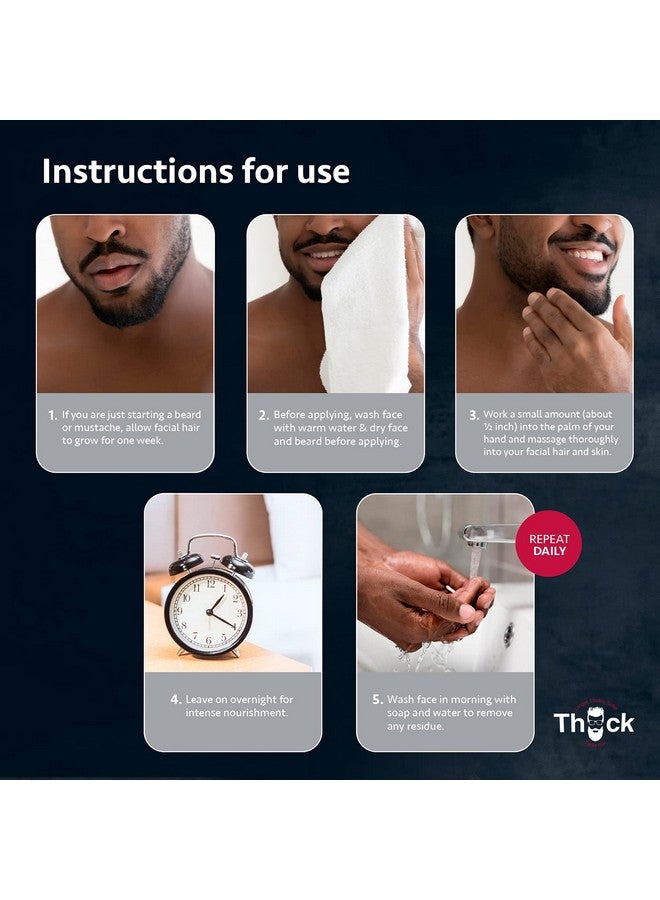 Godefroy Thick Beard And Mustache Serum For Ethnic Hair Types, 15 Ml - Image 4