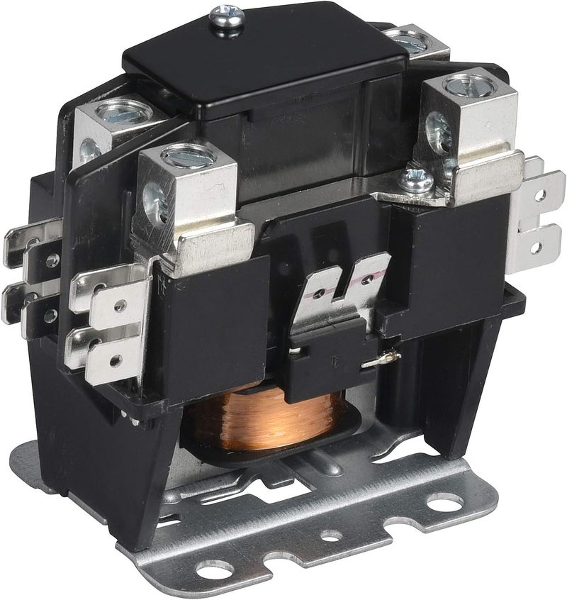 Sunlee 1 Pole 40 Amp 208/240Vac Coil UL Recognize and A2L Compliant Definite Purpose Contactor Heavy Duty HVAC Replacement for 30A & 40A AC Units, Condensers, Heat Pumps - Image 2