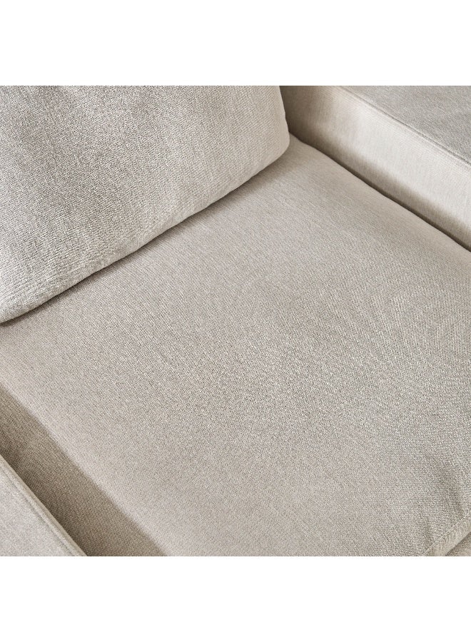 Home Box Francisco Fabric Armchair Sofa with Cushion 103 x 90 x 111 cm - Image 2