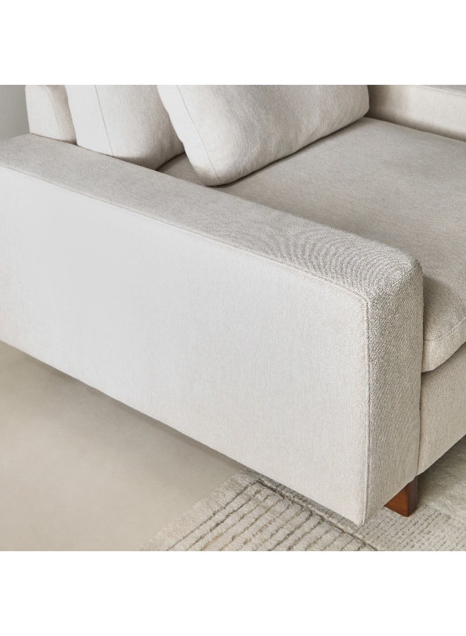 Home Box Francisco Fabric Armchair Sofa with Cushion 103 x 90 x 111 cm - Image 4