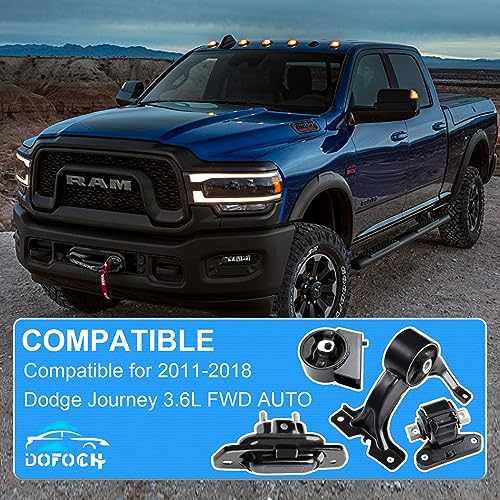 DOFOCH Engine Motor & Trans Mount for 2011-2019 Dodge Journey 3.6L FWD Auto Transmission Mount Replaces A5551 A5443 A5632 A5543 3274 3167 3256 3246 - Image 5