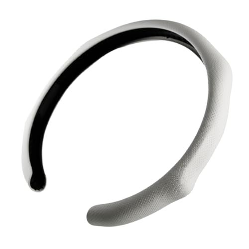 PartsTo Quick Install Sporty White Perforated Nappa Leather Steering Wheel Cover for Tesla Model Y White Trim - Image 3