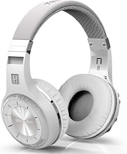 Bluedio HT Turbine Wireless Bluetooth 5.0 Stereo Headphones with Mic (White) - Image 1