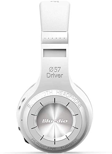 Bluedio HT Turbine Wireless Bluetooth 5.0 Stereo Headphones with Mic (White) - Image 2