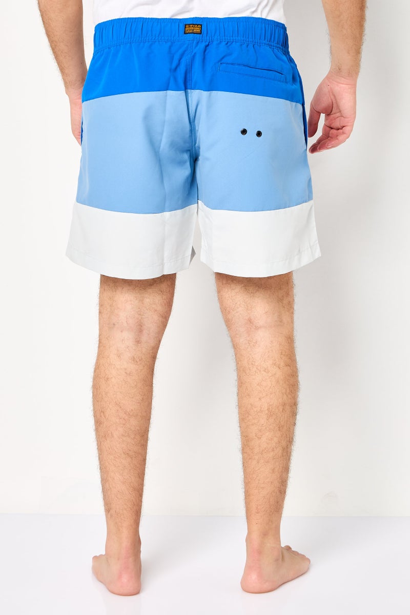 G-Star RAW شورتات سباحة للرجال بتصميم ملون مع حبل سحب، متعدد الألوان - Image 4