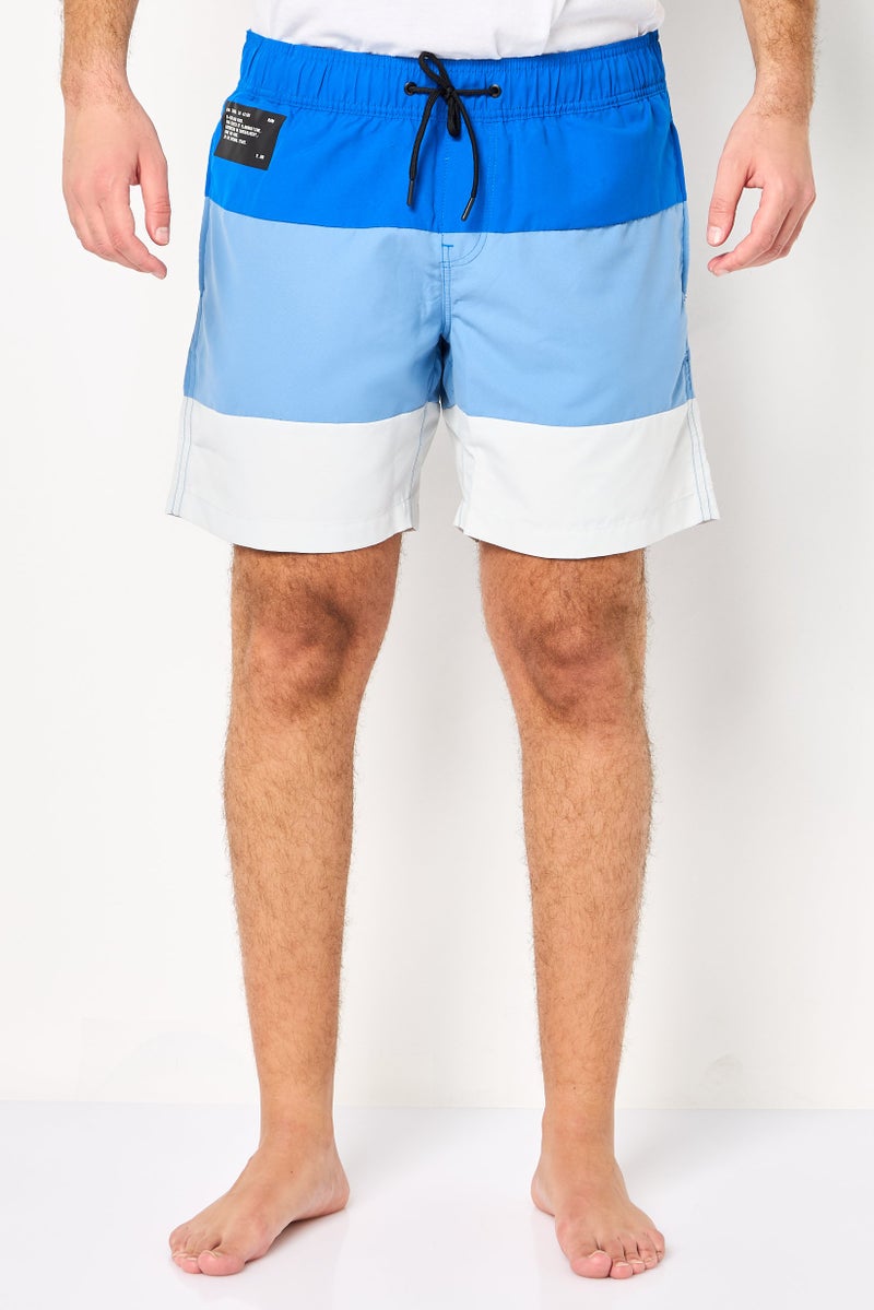 G-Star RAW شورتات سباحة للرجال بتصميم ملون مع حبل سحب، متعدد الألوان - Image 1