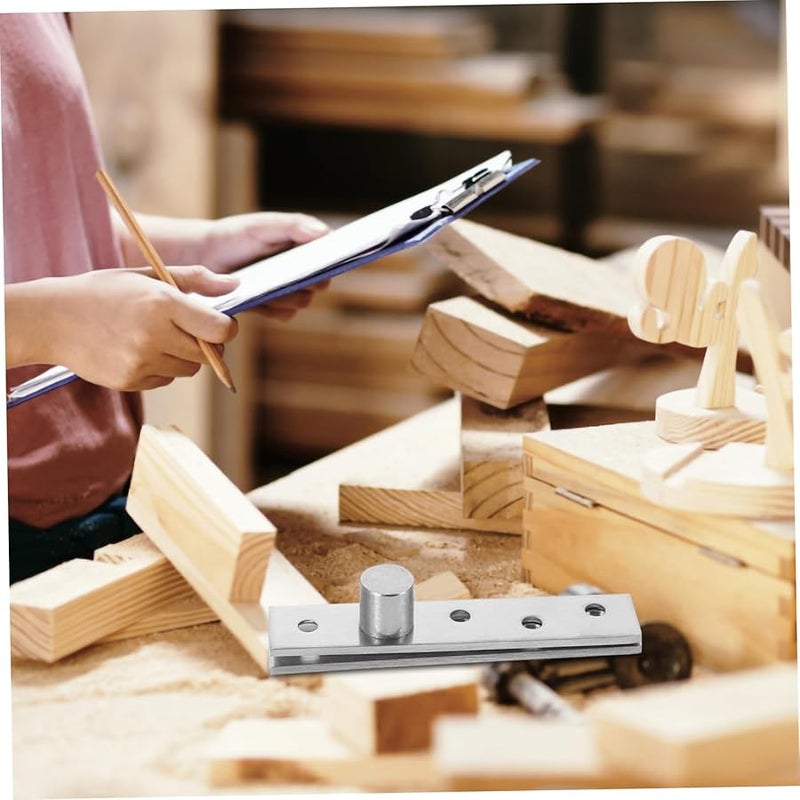 2Pcs Stainless Steel Concealed Door Hinge Easy Installation High Stability - Image 5