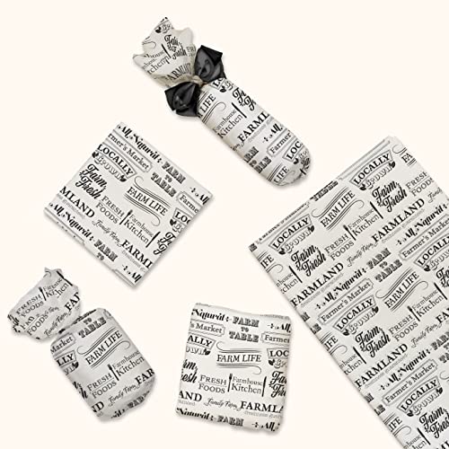 Pro Supply Global Farmer's Market Printed Tissue Paper for Gift Bags or Boxes and Wrapping - Bulk Decorative Art Tissue Paper for Packaging and Gifting | 24 Sheets 20" x 30" - Image 5