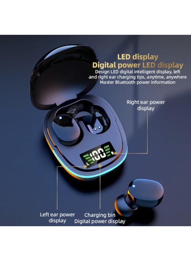 Invisible Bluetooth Small Earbuds Hidden Ear Buds In Ear Gaming Wireless Headphones Tiny Invisible Headphones For Work Mini In-Ear Sports Running Discreet Earbuds for iPhone Android - Image 4