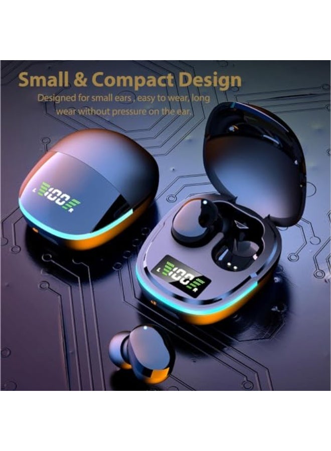 Invisible Bluetooth Small Earbuds Hidden Ear Buds In Ear Gaming Wireless Headphones Tiny Invisible Headphones For Work Mini In-Ear Sports Running Discreet Earbuds for iPhone Android - Image 1