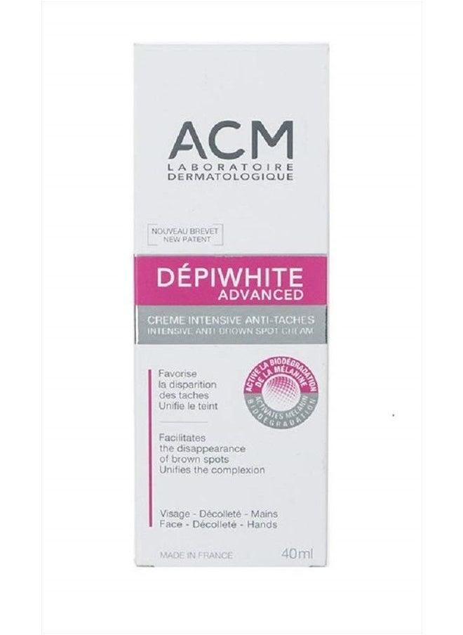 ACM Laboratoire dermatologique - ACM DEPIWHITE ADVANCED INTENSIVE ANTI-BROWN SPOT CREAM 40ml - Image 1