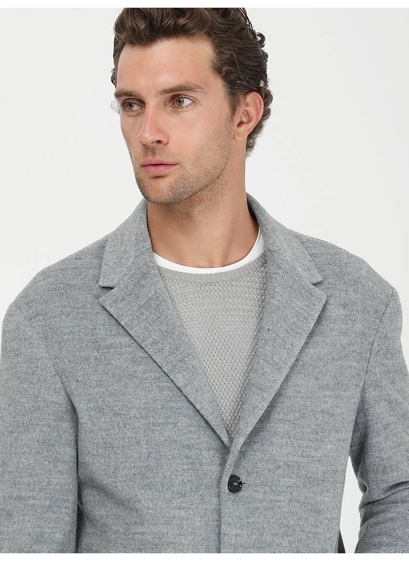 Kip Gray Knitted Coat