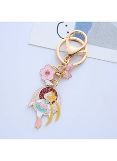 Generic Sailor Moon Luna Cat Keychain for Couples Beautiful girl 