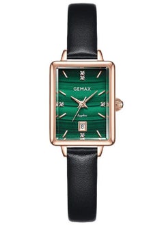 GEMAX 8265P-CR-B1-DG, Quartz Watches for women,Leather Strap  - Image 1