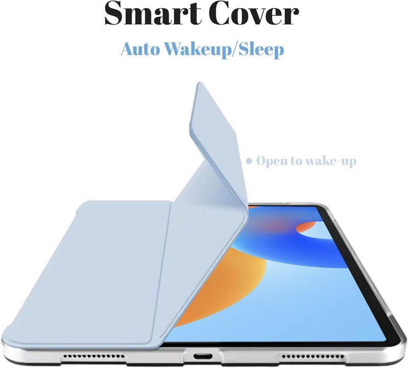 NESLIN غطاء NESLIN المتوافق مع Huawei Matepad 11.5 بوصة 2025/Matepad Air 11.5 بوصة 2023، غطاء رفيع خلفي شفاف خفيف الوزن من TPU مضاد للصدمات مع حامل قلم، غلاف وقائي لـ Huawei MatePad 11.5 بوصة (أرجواني) - Image 3