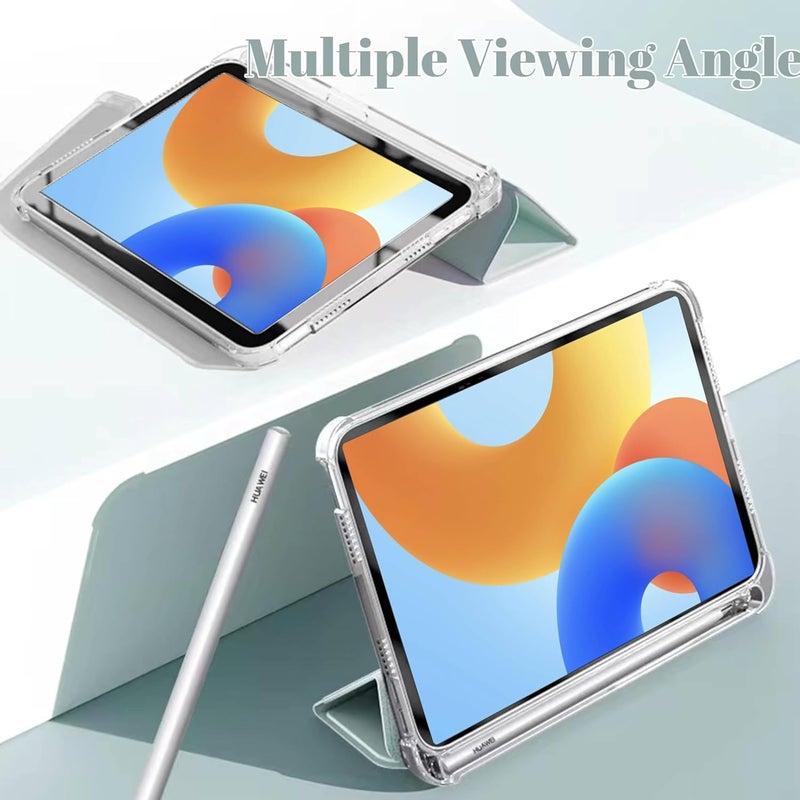 NESLIN غطاء NESLIN المتوافق مع Huawei Matepad 11.5 بوصة 2025/Matepad Air 11.5 بوصة 2023، غطاء رفيع خلفي شفاف خفيف الوزن من TPU مضاد للصدمات مع حامل قلم، غلاف وقائي لـ Huawei MatePad 11.5 بوصة (أرجواني) - Image 2
