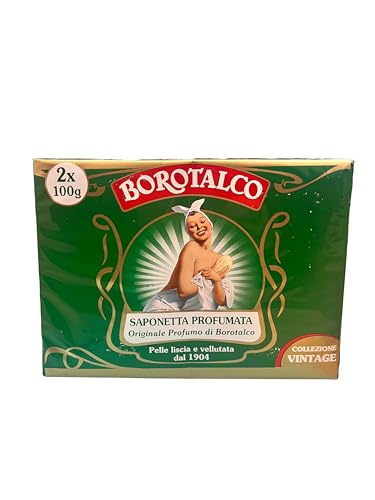 Borotalco Roberts: Set of 4 BorotalcoÂ® Scented Soaps, Vintage Edition (Baby Picture) * 3.5 Ounces (100g) Packages (Pack of 4) [ Italian Import ] - Image 1