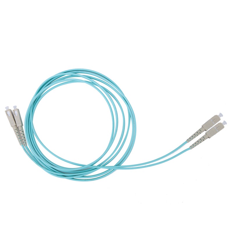 Multimode Duplex Fiber Optic Patch Cord 3m SC/UPC-SC/UPC Cable Low Insertion Loss - Ceramic Ferrule Plug High Strength PVC for Fiber Optic LAN Communication Systems - Image 2