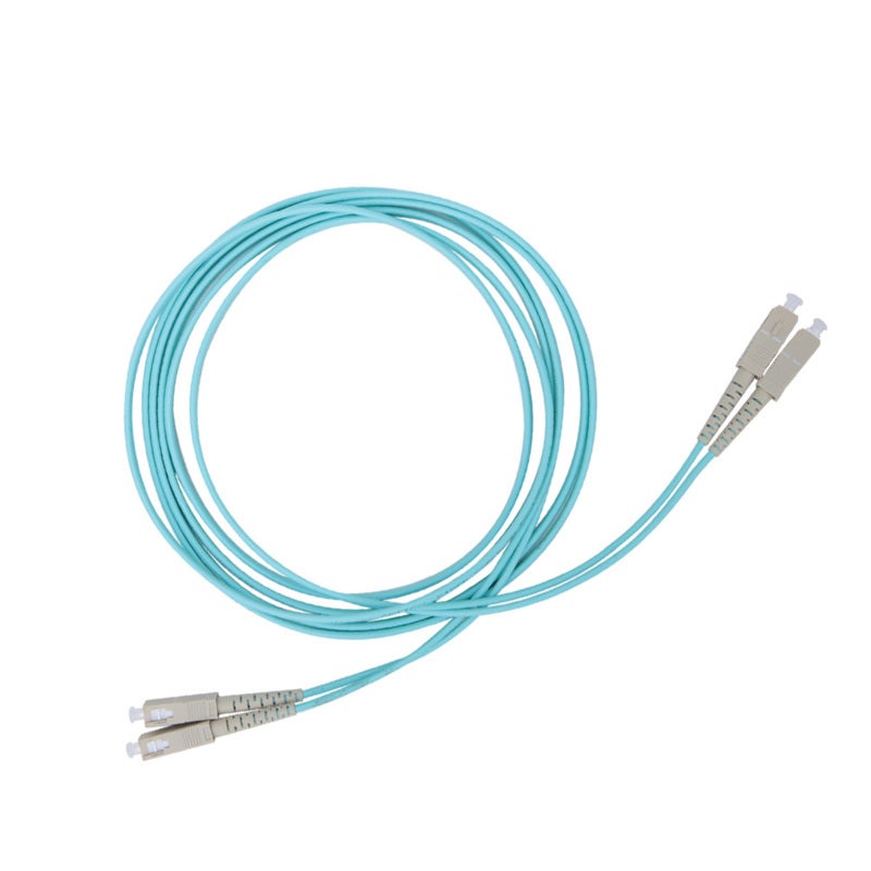 Multimode Duplex Fiber Optic Patch Cord 3m SC/UPC-SC/UPC Cable Low Insertion Loss - Ceramic Ferrule Plug High Strength PVC for Fiber Optic LAN Communication Systems - Image 4