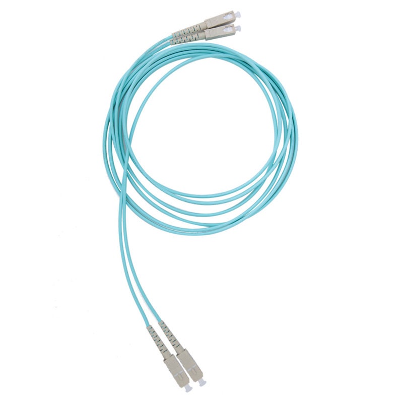 Multimode Duplex Fiber Optic Patch Cord 3m SC/UPC-SC/UPC Cable Low Insertion Loss - Ceramic Ferrule Plug High Strength PVC for Fiber Optic LAN Communication Systems - Image 3