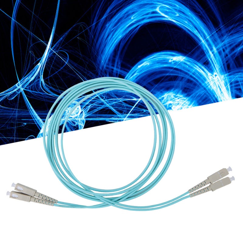 Multimode Duplex Fiber Optic Patch Cord 3m SC/UPC-SC/UPC Cable Low Insertion Loss - Ceramic Ferrule Plug High Strength PVC for Fiber Optic LAN Communication Systems - Image 5