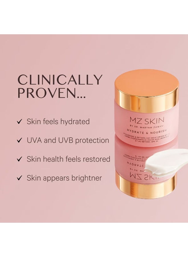 MZ Skin MZ Skin Hydrate & Nourish Age Defence Retinol Day Moisturiser SPF30  - Image 4