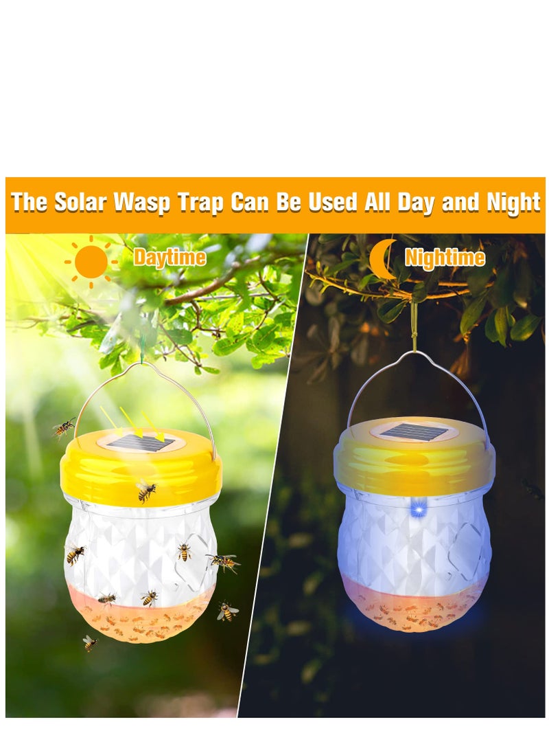 SYOSI - Wasp Trap,Yellow Jacket Trap Wasp Traps Outdoor Hanging, Wasp Repellent Outdoor Carpenter Bee Traps Wasp for Outside, Non-Toxic Reusable Wasp Catcher for Trapping Hornet, Bee, Insects 2 Pack - Image 1