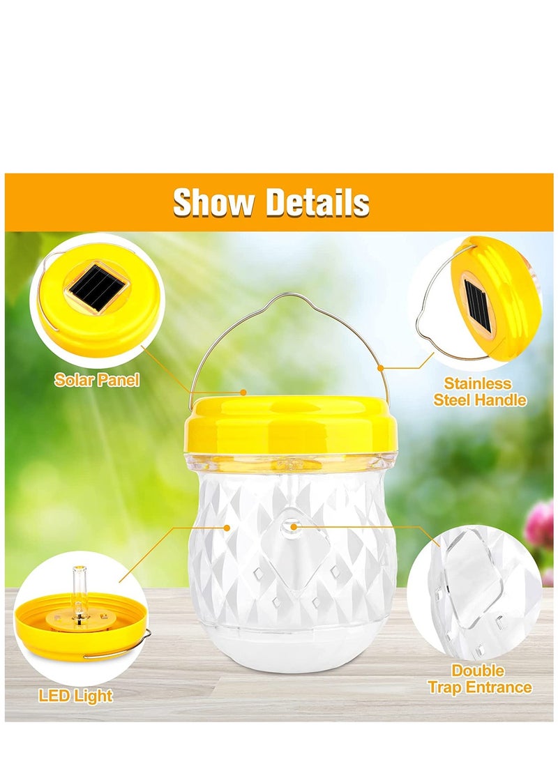SYOSI - Wasp Trap,Yellow Jacket Trap Wasp Traps Outdoor Hanging, Wasp Repellent Outdoor Carpenter Bee Traps Wasp for Outside, Non-Toxic Reusable Wasp Catcher for Trapping Hornet, Bee, Insects 2 Pack - Image 1