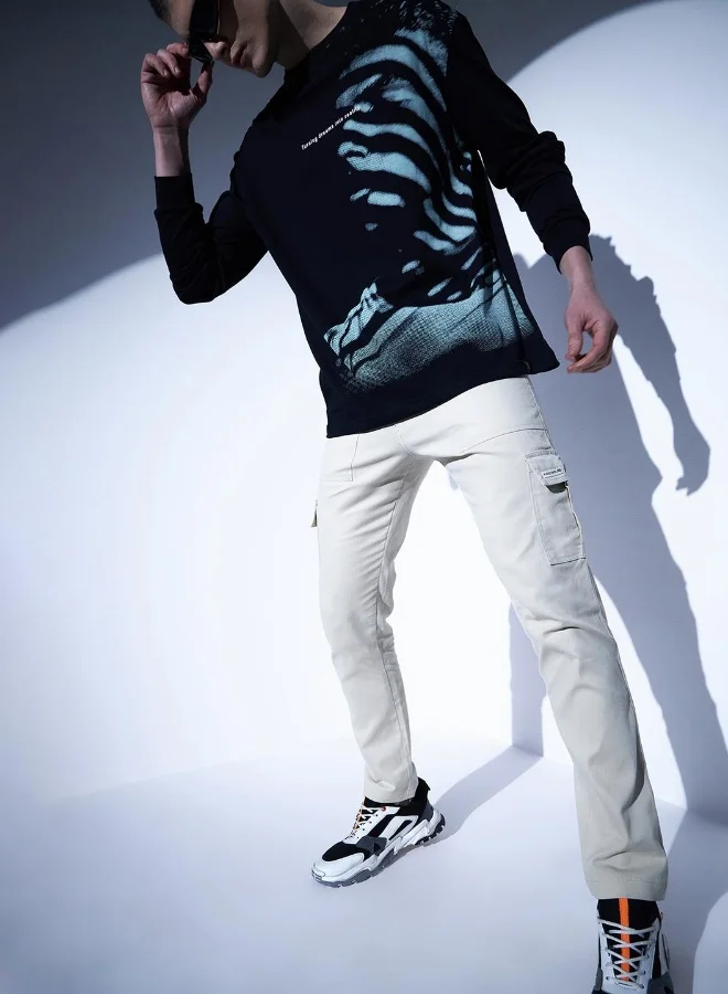 Hubberholme Men's Black T-shirts - Classic and Comfortable Everyday Tee