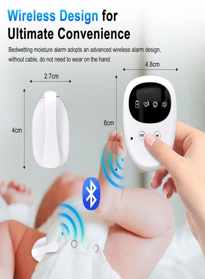 Yoiilifee Wireless Bedwetting Alarm for Boys & Girls, USB-C Rechargeable, High Sensitivity, Loud Sound & Vibration, 3 Modes, Compact Design for Night Potty Training and Overcoming Bedwetting - Image 2