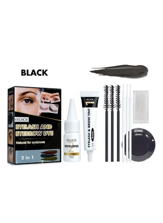 EELHOE eyebrow and eyelash dyeing set 2 in 1 eyelash and eyebrow dyeing set cross-border anti-sweat and non-smudge (black) - pzsku/ZD980D8BDA635297399B7Z/45/_/1725354053/45264c7a-0fdd-4b75-8314-14a679b5c40c