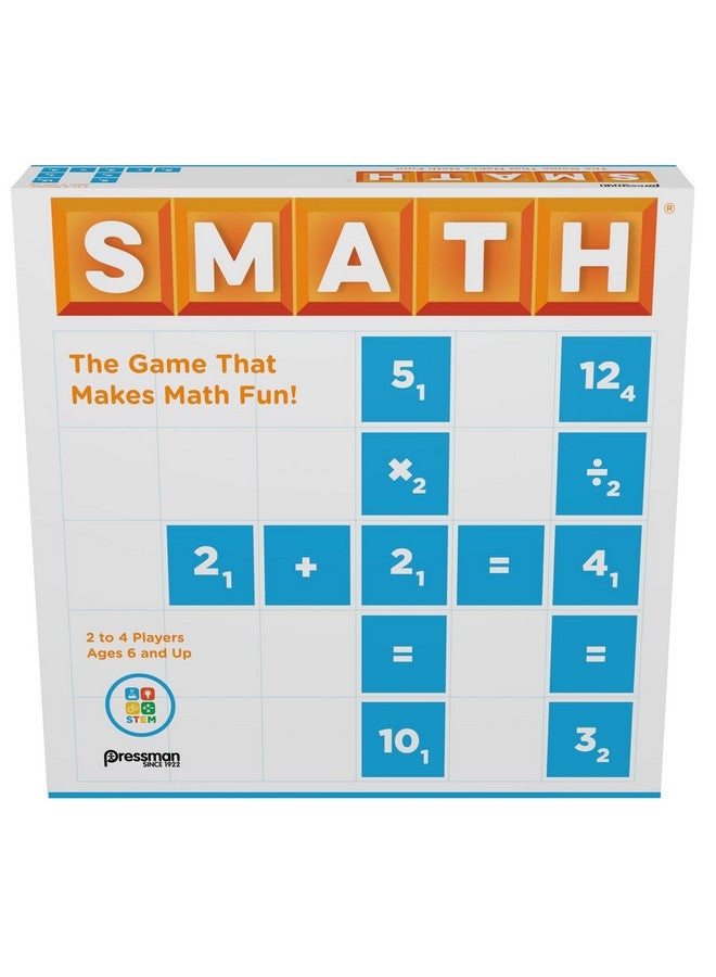 Pressman SMATH - The Game That Makes Math Fun! Multicolor, 5" - Image 1