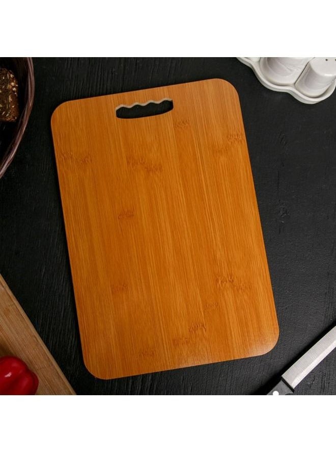 Generic - Bamboo Chopping Board Brown 24 x 39.8 cm - Image 1