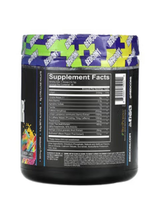 Redcon1, Total War, Pre-Workout, Rainbow Candy, 15.56 oz (441 g) - Image 2