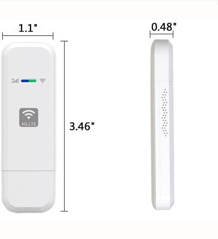 Azonee WiFi Modem Dongle, Azonee Connectivity with 4G LTE USB WiFi Modem - Internet Hotspot for Desktops, Laptops, and PCs. Car WiFi Mini Wireless Router with SIM Card Slot for On-the-Go Connectivity - Image 1