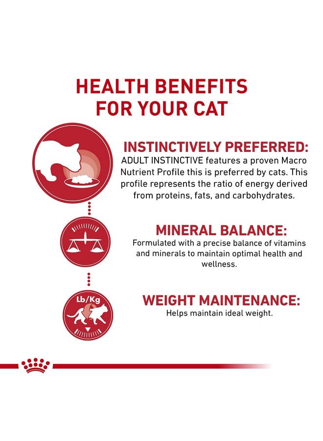 رويال كانين طعام القطط الرطب من رويال كانين للقطط البالغة إنستينكتيف تشانكز في المرق، كيس 3 أونصة (12 كيسًا) - Image 2